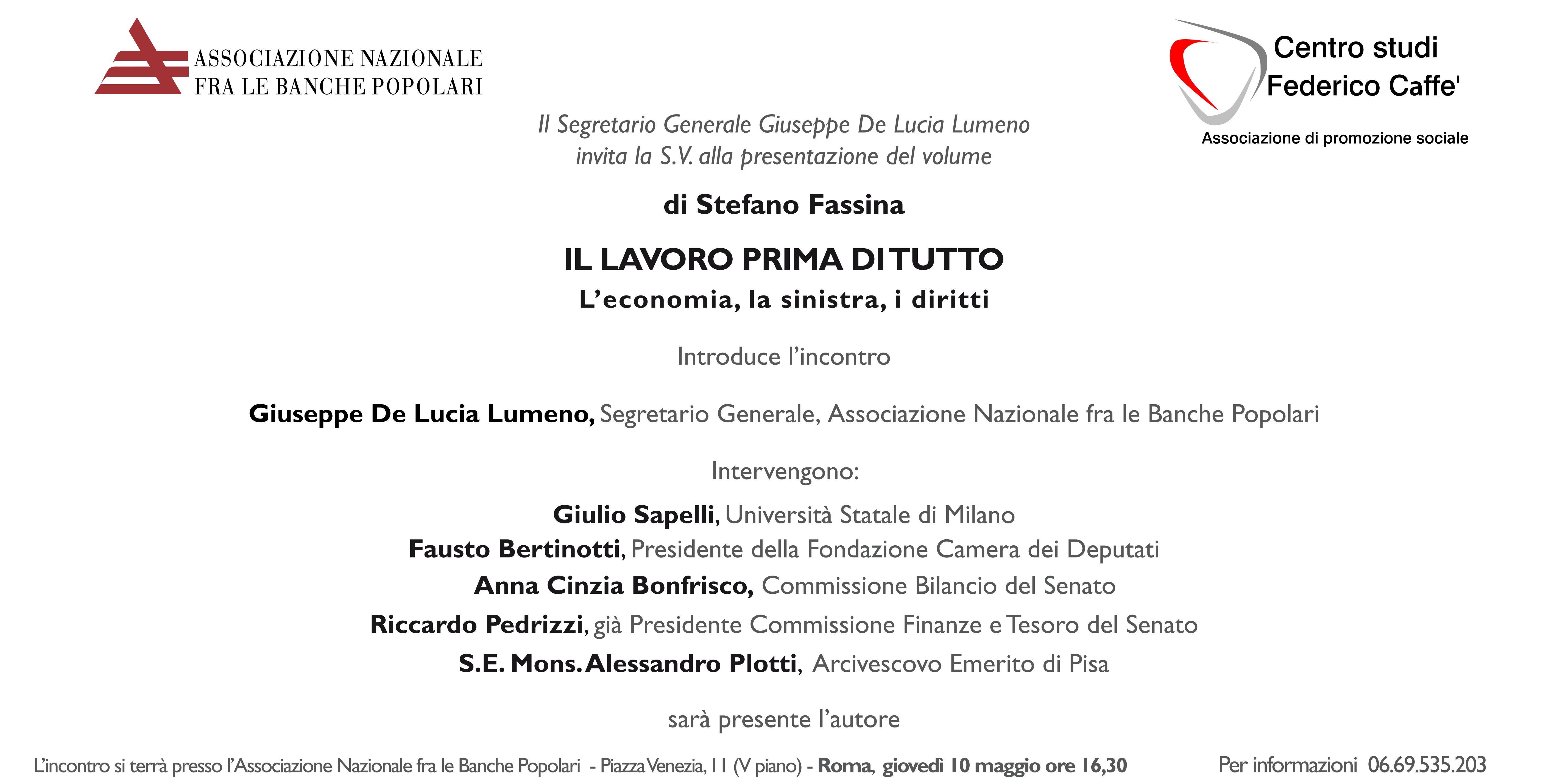 il lavoro prima di tutto