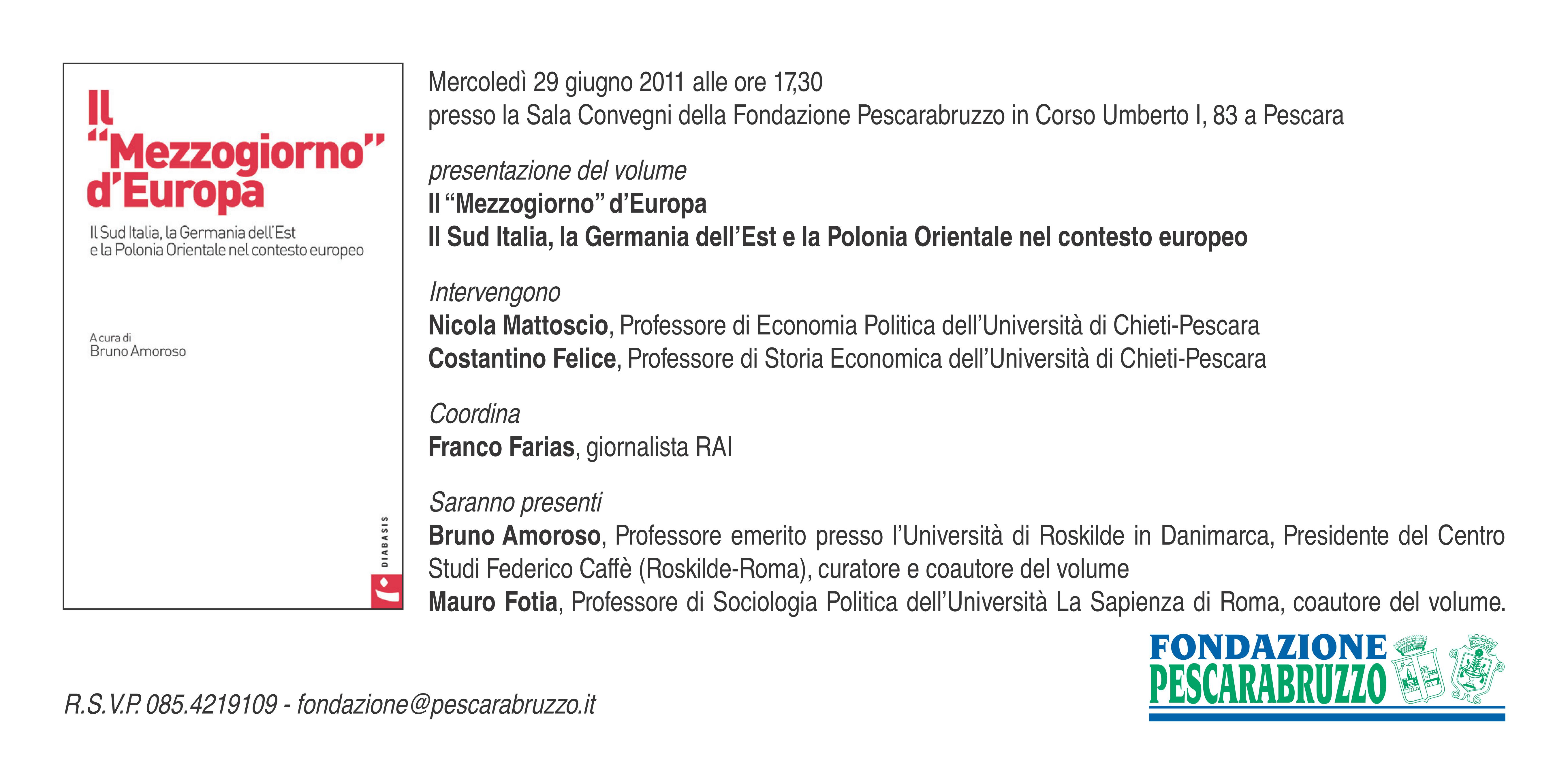 Programma del 29 Giugno 2011